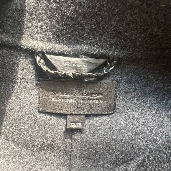 MACKAGE Vane Jacket Asymmetrical - wool and leather xs - Picture 6 of 9